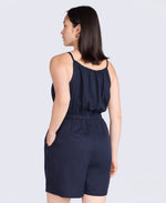 Ada Womens Playsuit - Dark Blue