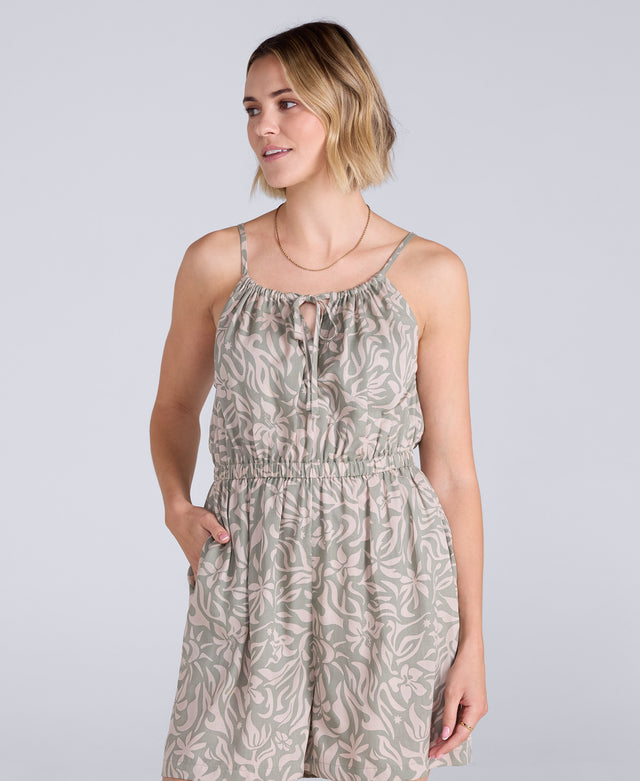 Ada Womens Playsuit - Pale Green