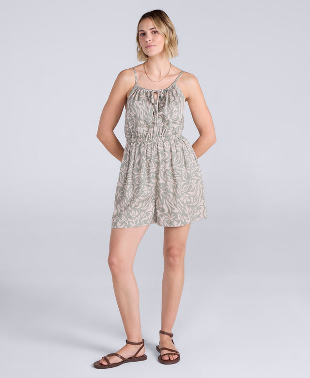 Ada Womens Playsuit - Pale Green
