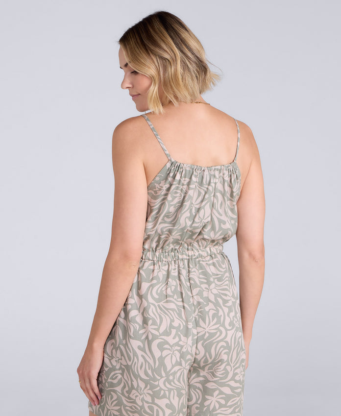 Ada Womens Playsuit - Pale Green