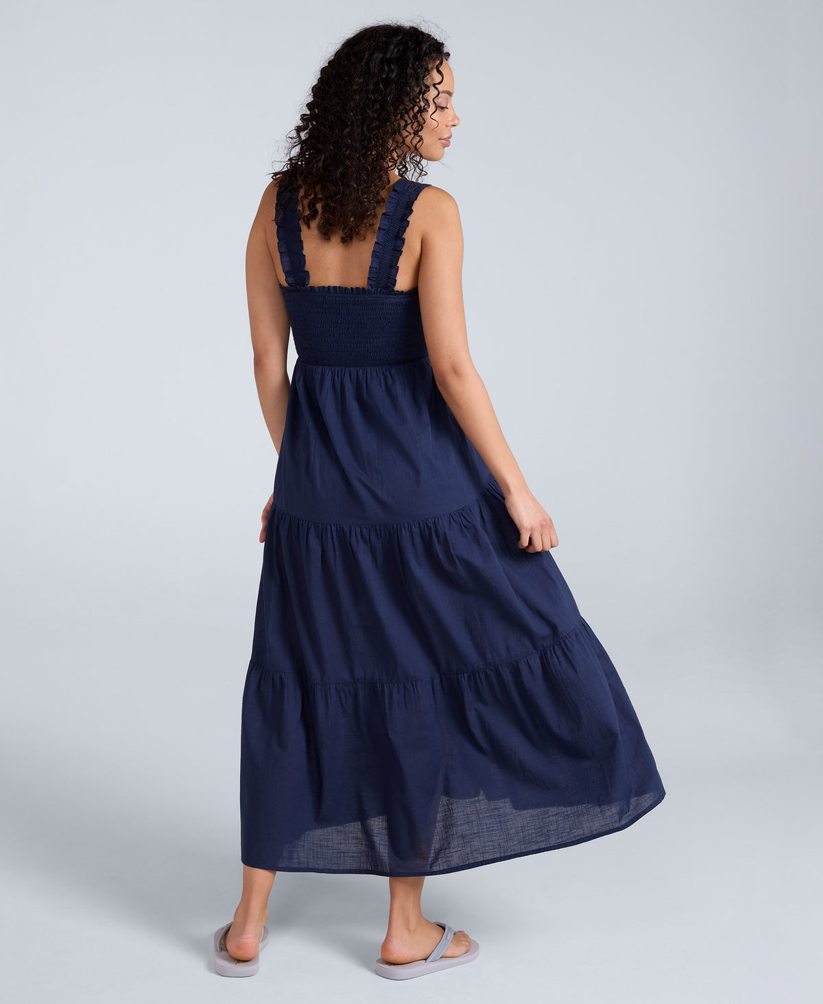 Mabel Womens Maxi Dress - Navy
