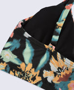 Bondi Womens Wrap Bikini Top - Black