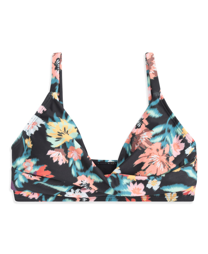 Bondi Womens Wrap Bikini Top - Black