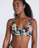 Bondi Womens Wrap Bikini Top - Black
