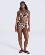 Bondi Womens Wrap Bikini Top - Black