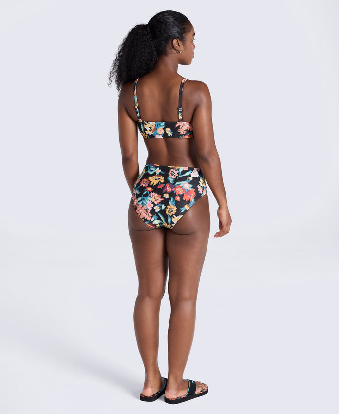 Bondi Womens Wrap Bikini Top - Black