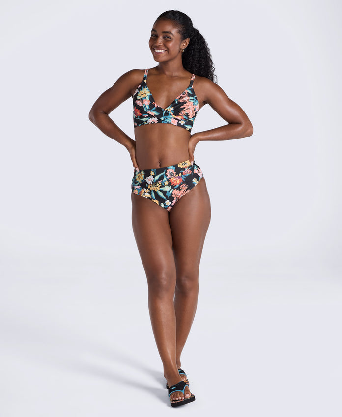 Bondi Womens Wrap Bikini Bottoms - Black