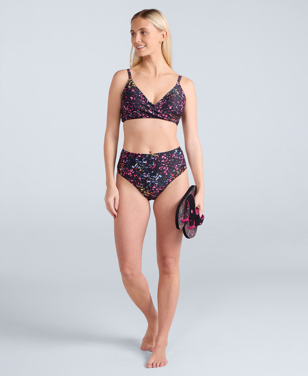 Bondi Womens Wrap Bikini Bottoms - Jet Black