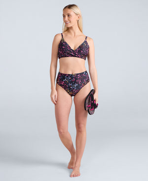 Bondi Womens Wrap Bikini Bottoms - Jet Black