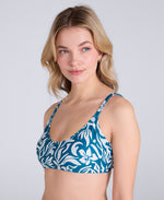 Skye Womens Bralette Bikini Top - Blue