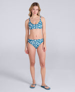 Skye Womens Bralette Bikini Top - Blue