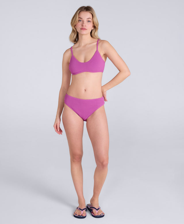 Skye Womens Bralette Bikini Top - Purple