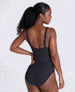 Florence Womens Rib Swimsuit - Black