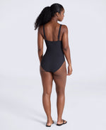 Florence Womens Rib Swimsuit - Black