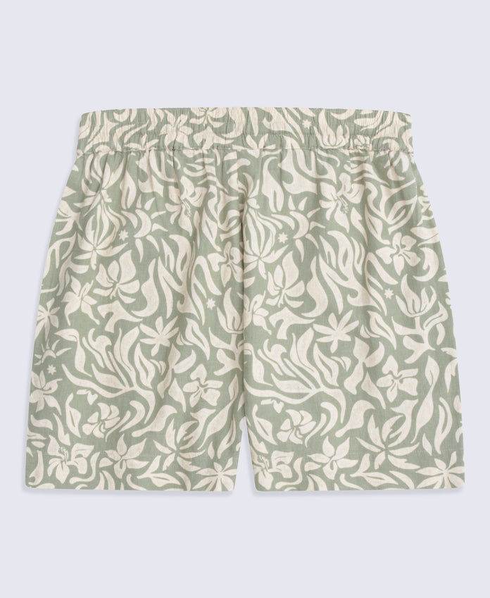Nova Womens Linen Shorts - Khaki