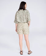 Nova Womens Linen Shorts - Khaki