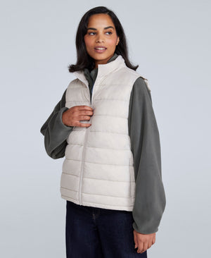 Light Cosi Womens Gilet - Beige