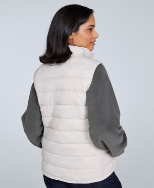 Light Cosi Womens Gilet - Beige