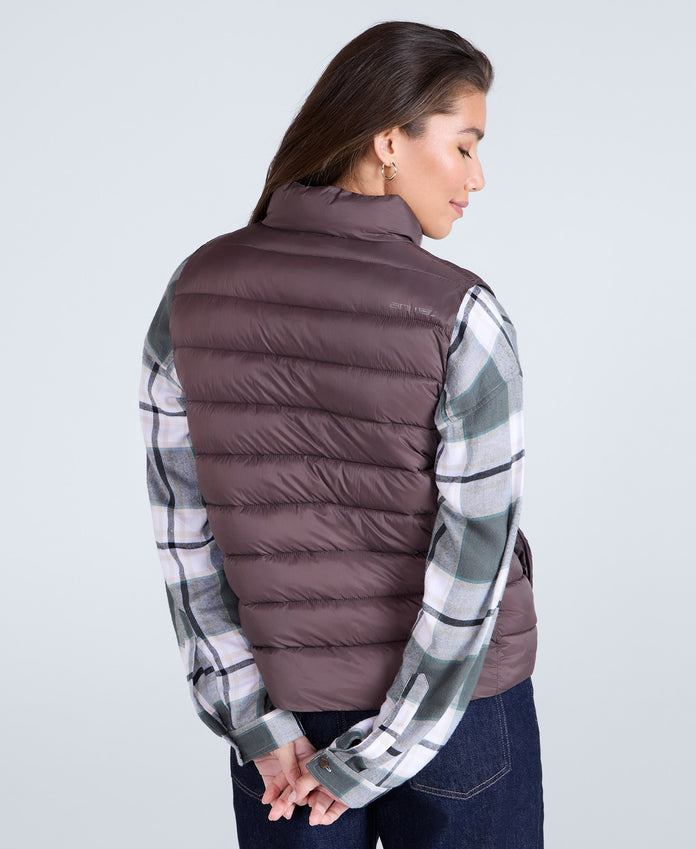 Light Cosi Womens Gilet - Dark Purple