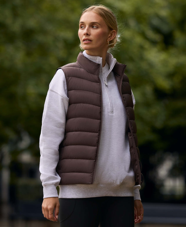Light Cosi Womens Gilet - Dark Purple