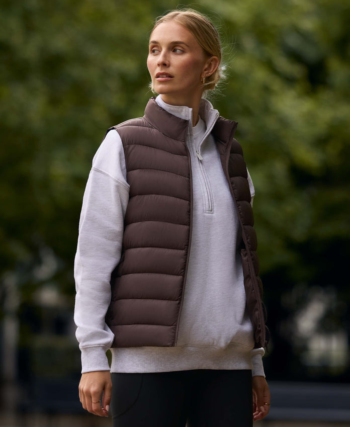 Light Cosi Womens Gilet - Dark Purple