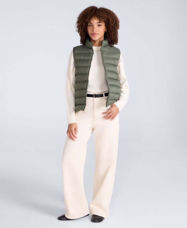 Light Cosi Womens Gilet - Khaki