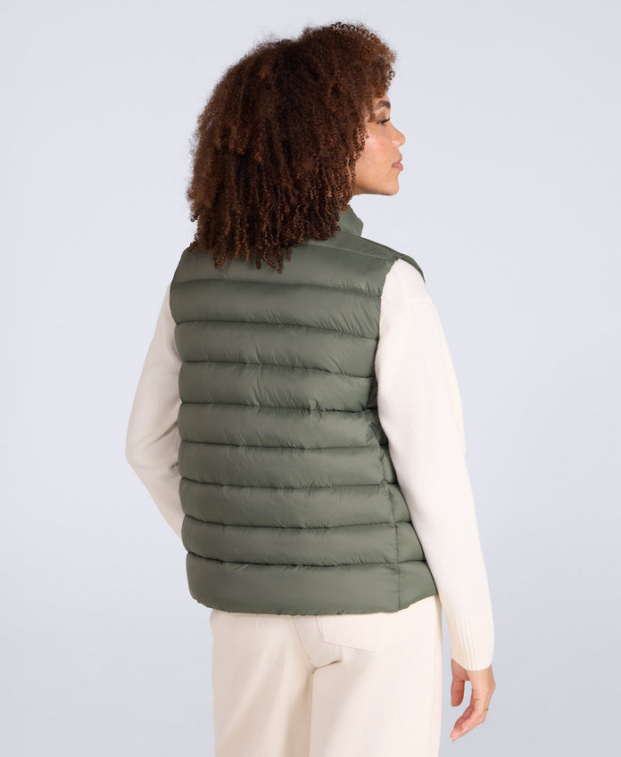 Light Cosi Womens Gilet - Khaki