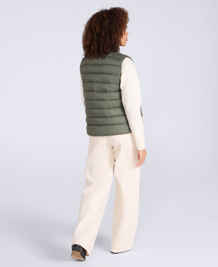 Light Cosi Womens Gilet - Khaki