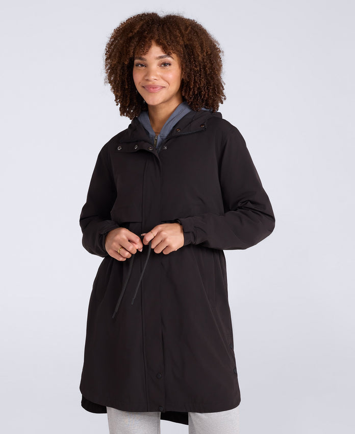Eden Womens Mac - Black