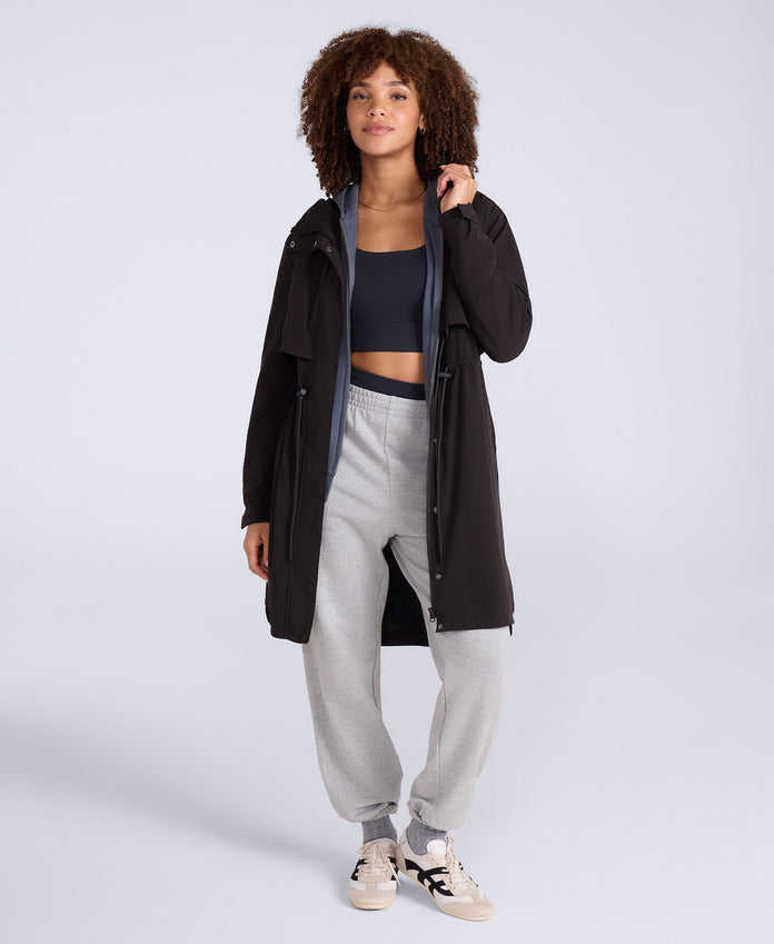 Eden Womens Mac - Black