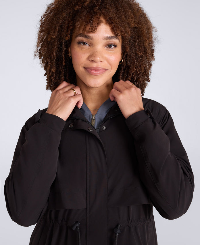Eden Womens Mac - Black