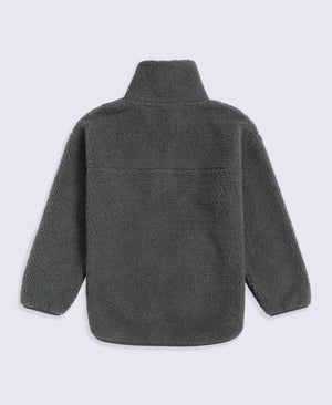 Anna Womens Borg Full Zip Fleece - Dark Green