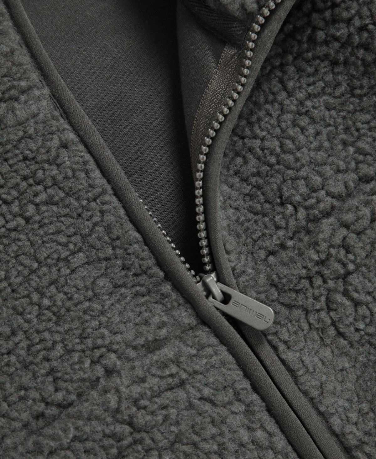 Anna Womens Borg Full Zip Fleece - Dark Green