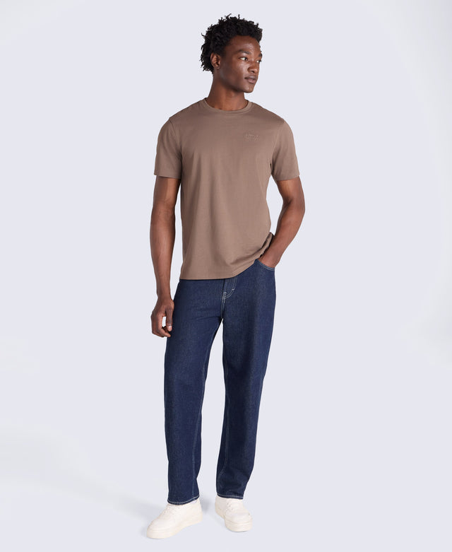 Otis Mens Oversized T-Shirt - Brown