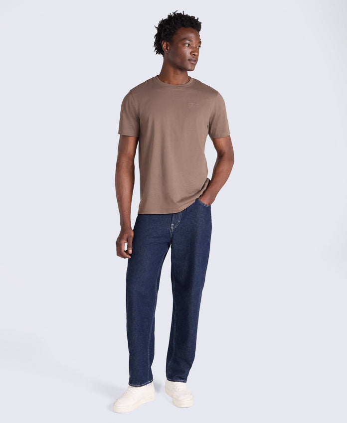 Otis Mens Oversized T-Shirt - Brown