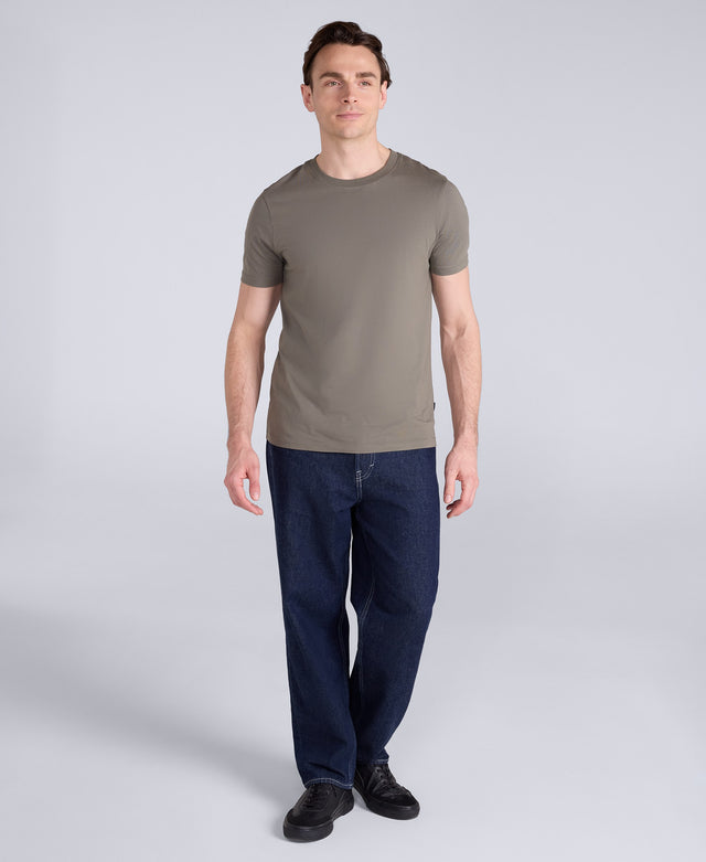 Icon Mens Slim Fit Tee - Khaki