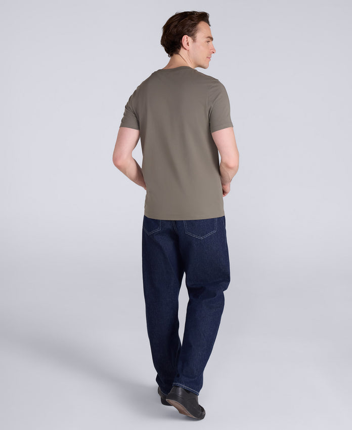 Icon Mens Slim Fit Tee - Khaki