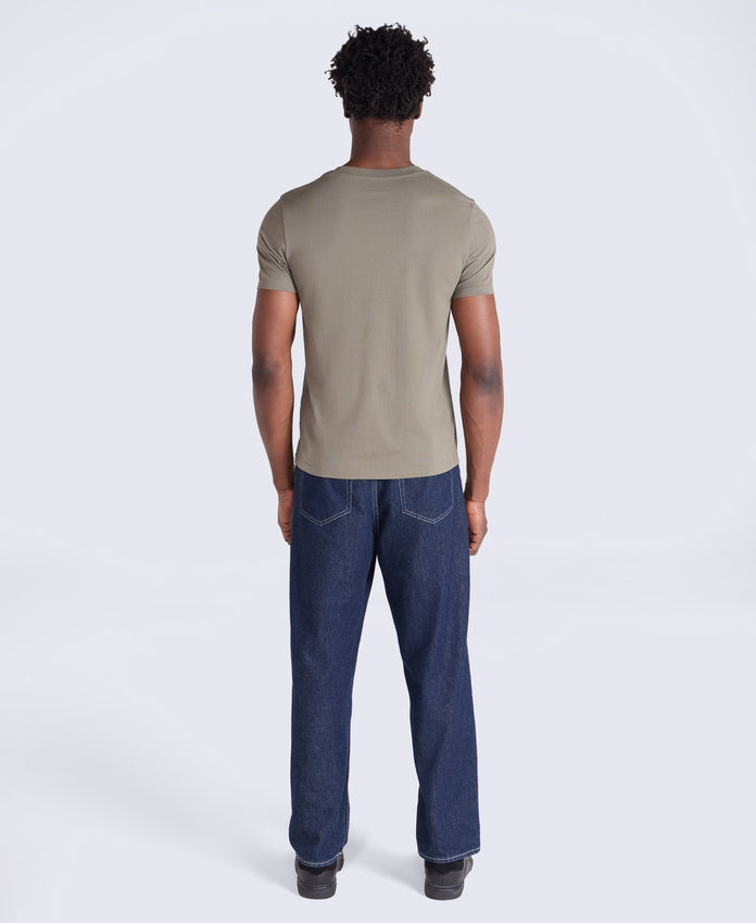 Icon Mens Slim Fit Tee - Khaki