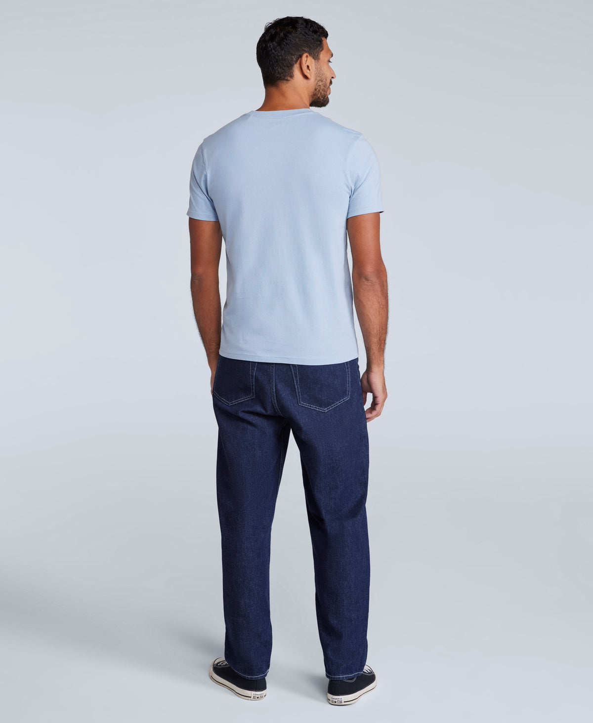 Icon Mens Slim Fit Tee - Light Blue