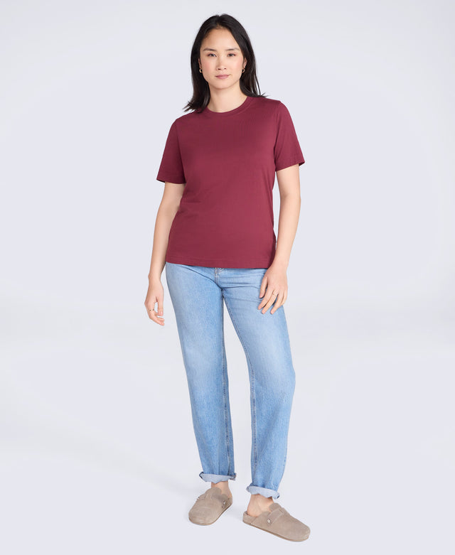 Everyday Fit Womens T-Shirt - Burgundy