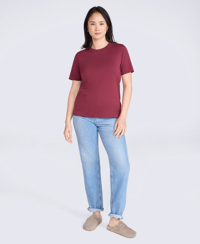 Everyday Fit Womens T-Shirt - Burgundy