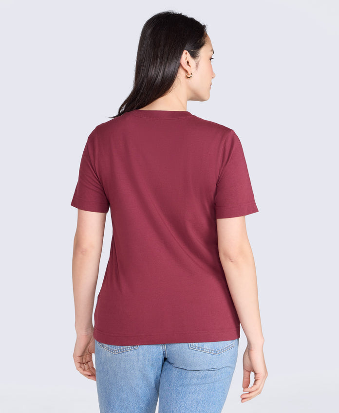 Everyday Fit Womens T-Shirt - Burgundy