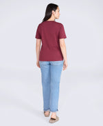Everyday Fit Womens T-Shirt - Burgundy