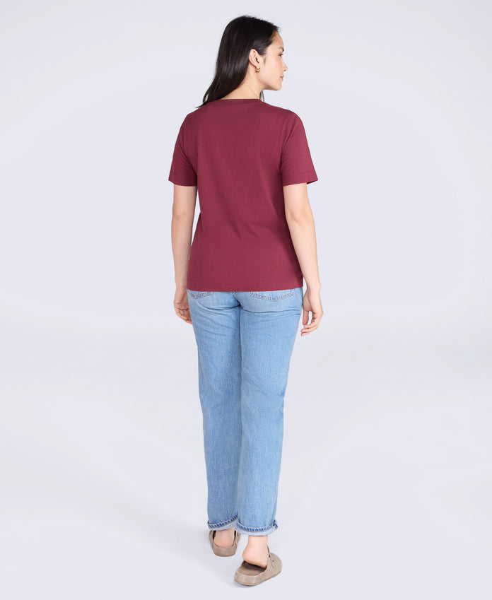 Everyday Fit Womens T-Shirt - Burgundy