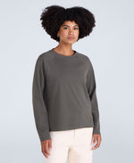 Ashleigh Womens Long Sleeve Top - Khaki