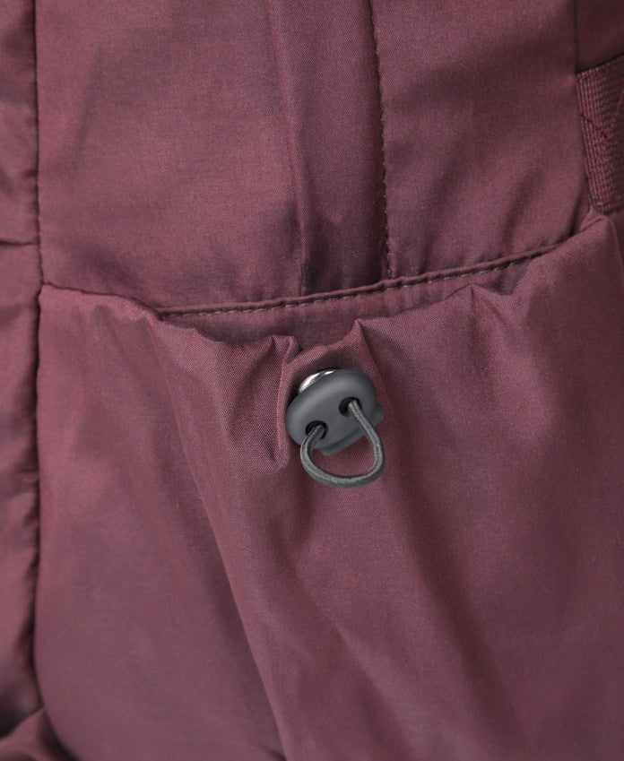 Front Zip Backpack 17L - Dark Burgundy