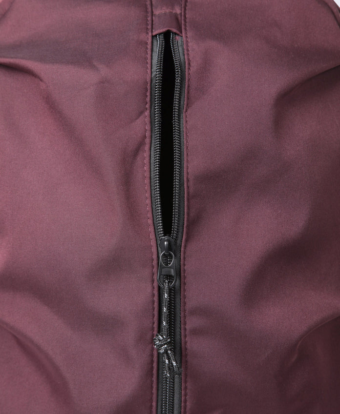Front Zip Backpack 17L - Dark Burgundy