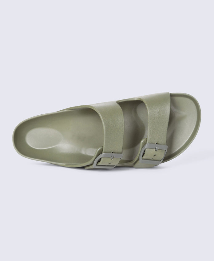 Shore Mens Sliders - Khaki