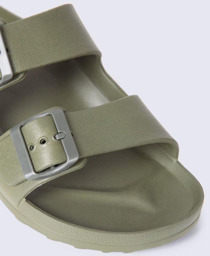 Shore Mens Sliders - Khaki