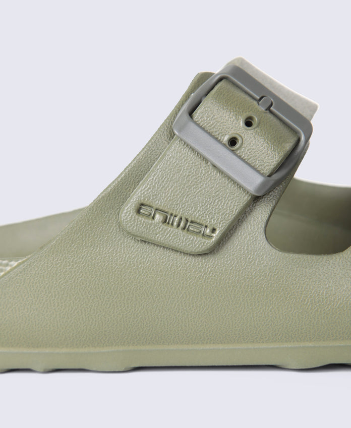 Shore Mens Sliders - Khaki